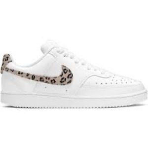 Nike leopard court vision sneakers